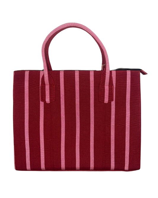 Aso Oke Tote - Rose