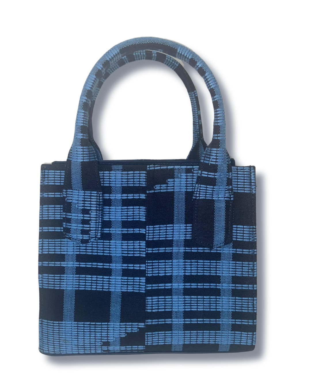Aso Oke Mini Tote - Marina