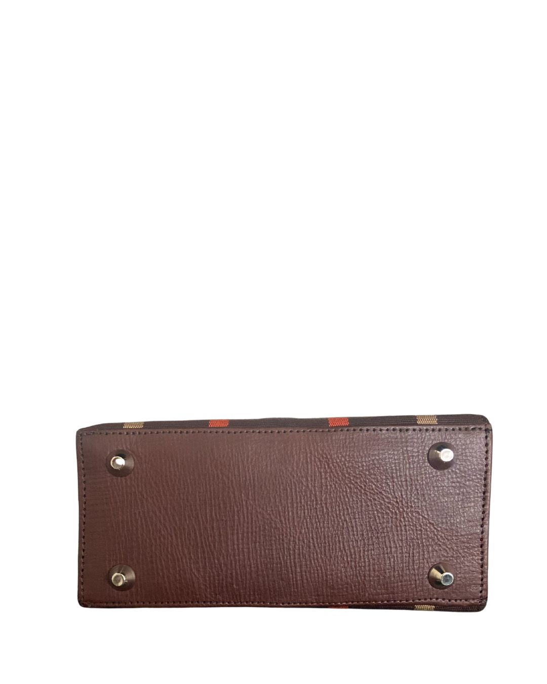 Aso Oke Mini Tote - Brown