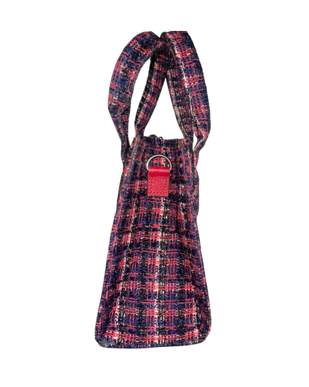 Tweed Mini Tote - Winterberry Plaid