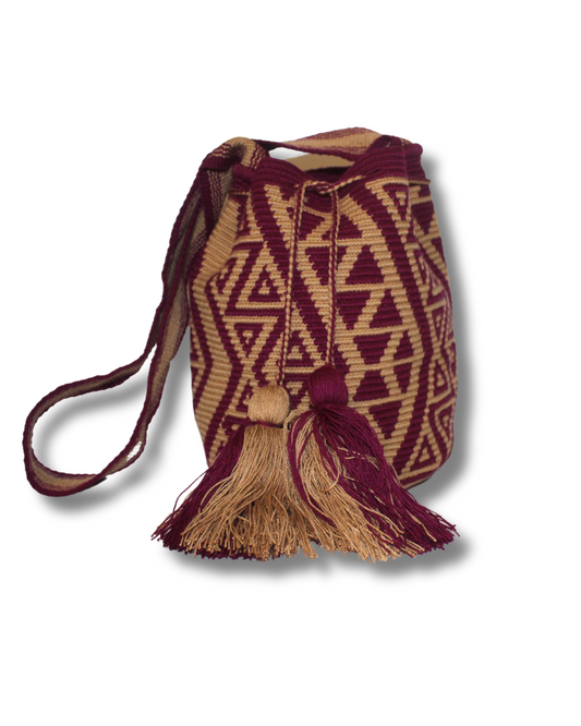 Mochila - Maroon + Gold