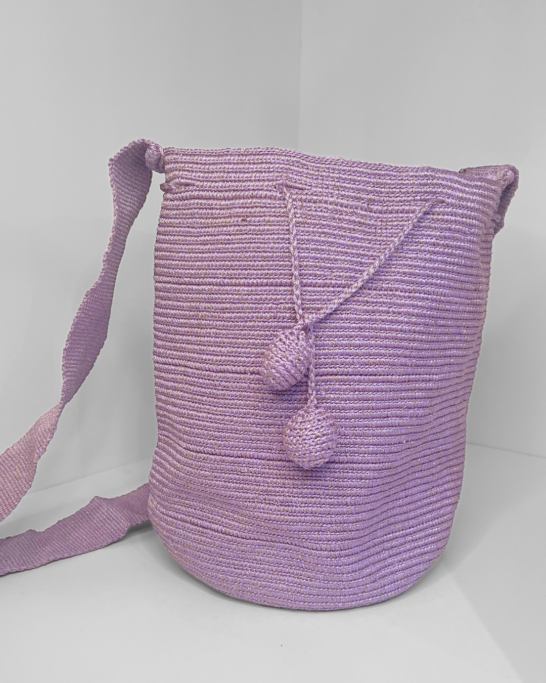 lavender purple mochila mediana 