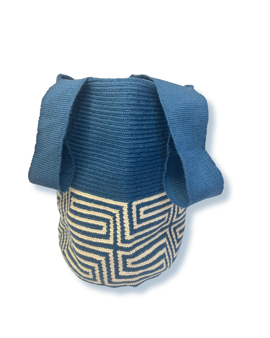 Bolso - Blue & Cream